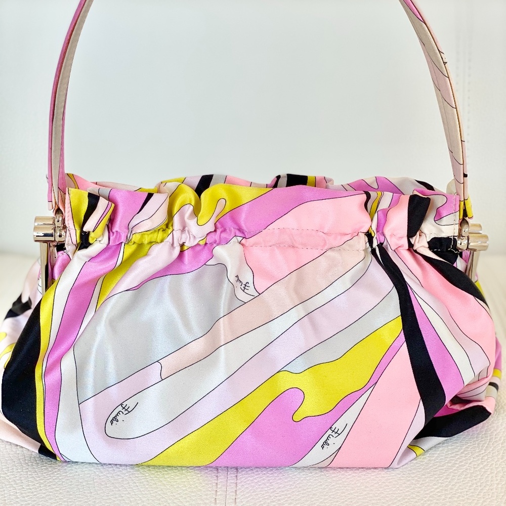 SOLD: Emilio Pucci Silk Vintage Handbag - Picture 11 of 15